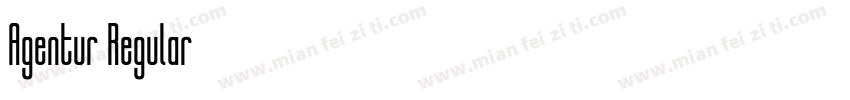 Agentur Regular字体转换